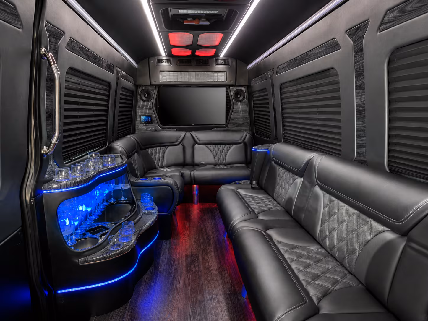 glendale 15 passenger party bus