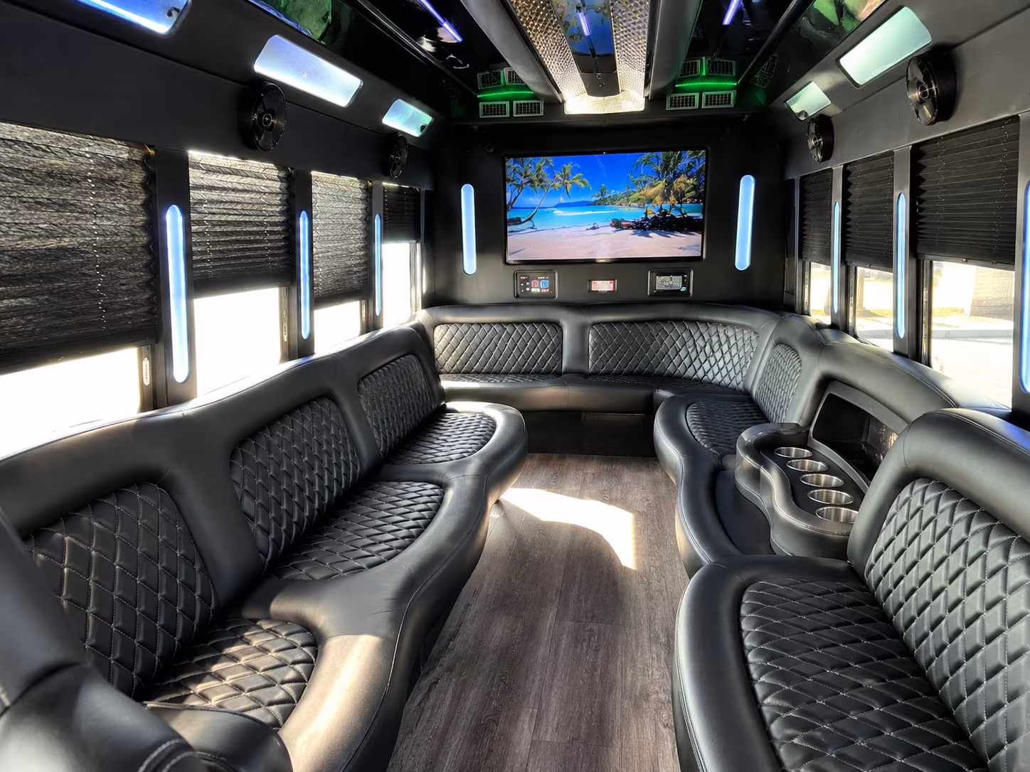 glendale wedding party bus rental